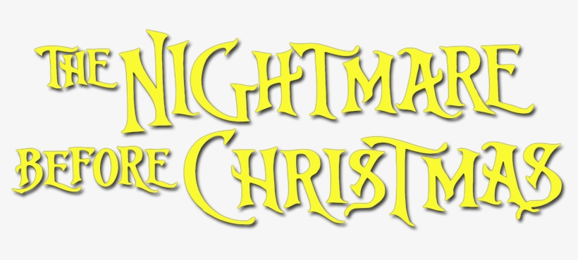 Nightmare Before Christmas Logo, transparent png #984282