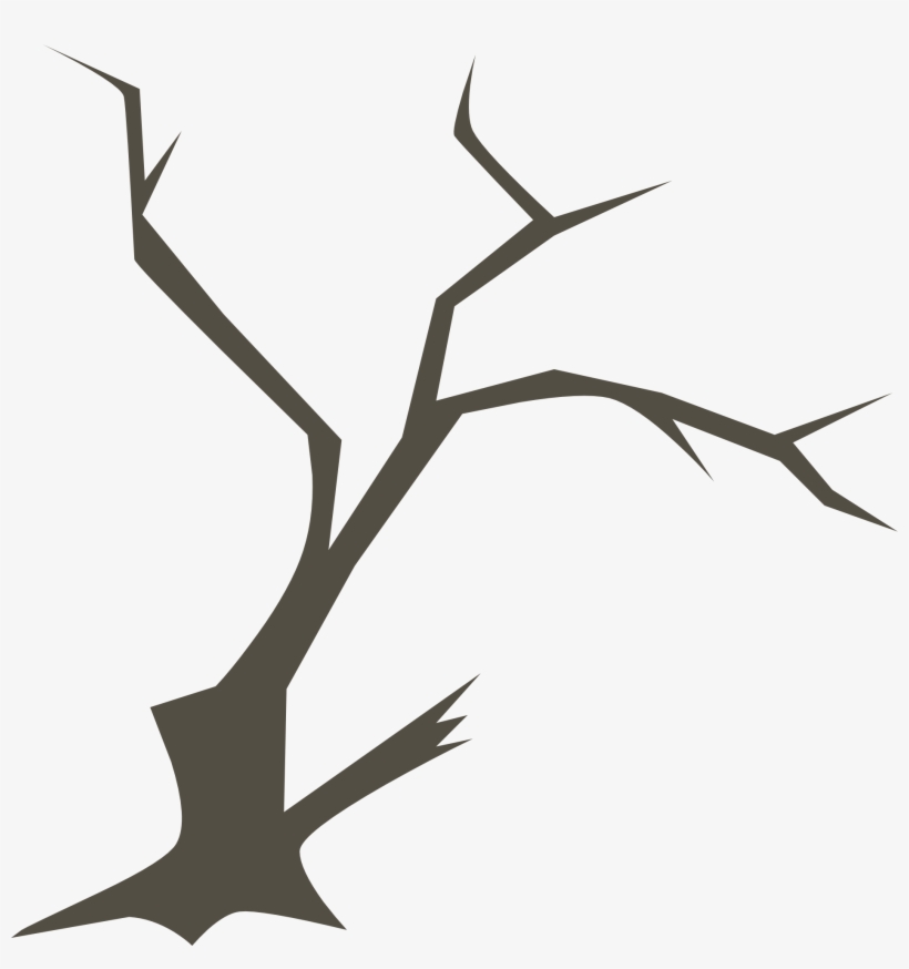 Drawing Of Spooky Tree Without Foliage - Rama Png, transparent png #984284