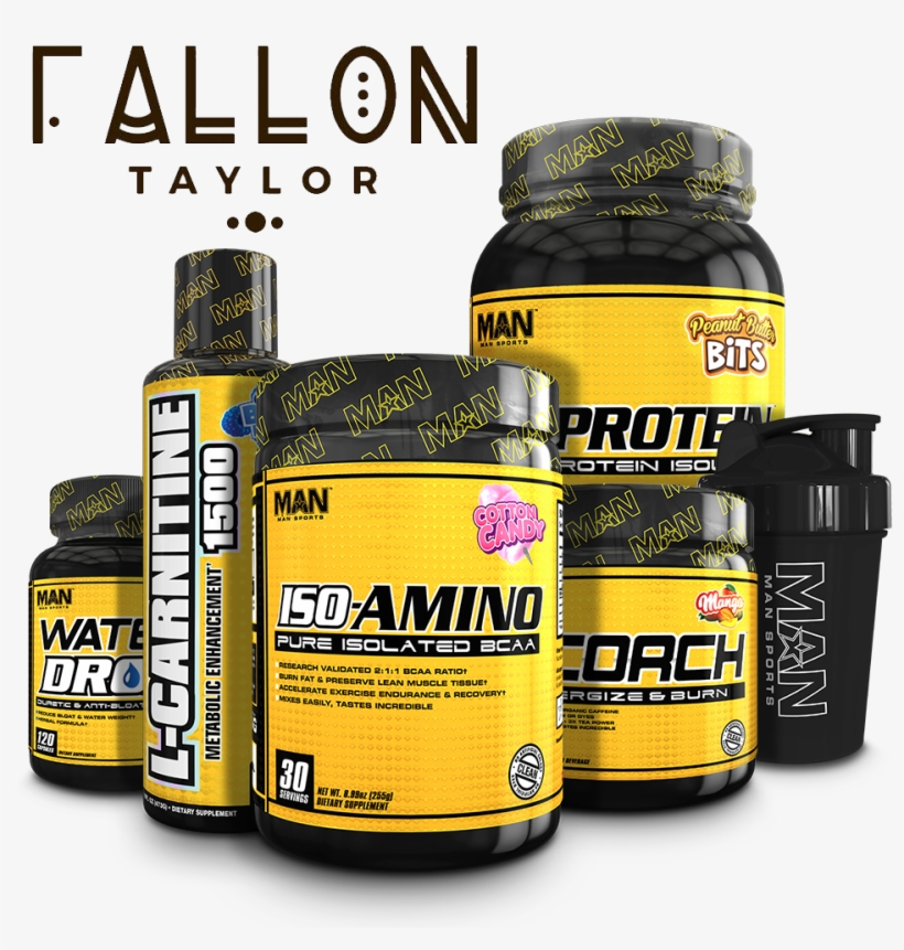 Fallon Taylor's Fat Burning Stack - Man Sports Iso-amino - 30 Servings Rainbow Sherbet, transparent png #984307