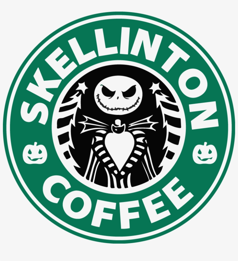 Skellington Coffee Nightmare Before Christmas Starbucks - Jack Skellington Coffee, transparent png #984329