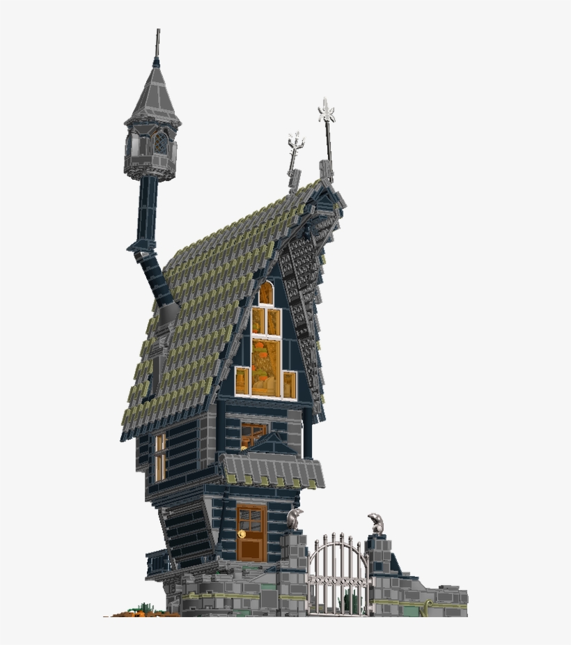 The Nightmare Before Christmas - Nightmare Before Christmas Buildings, transparent png #984416