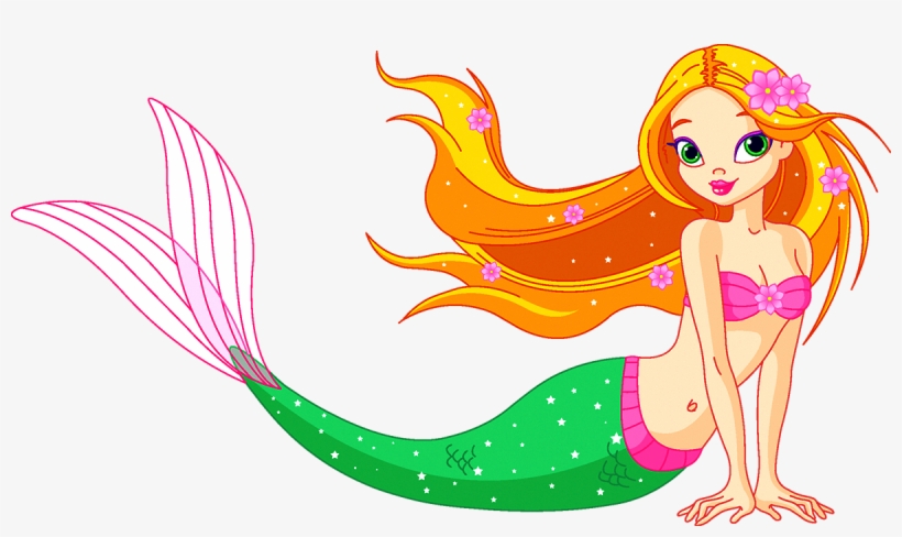 Mermaid Clip Art - Imagenes De Sirenas Animadas, transparent png #984618