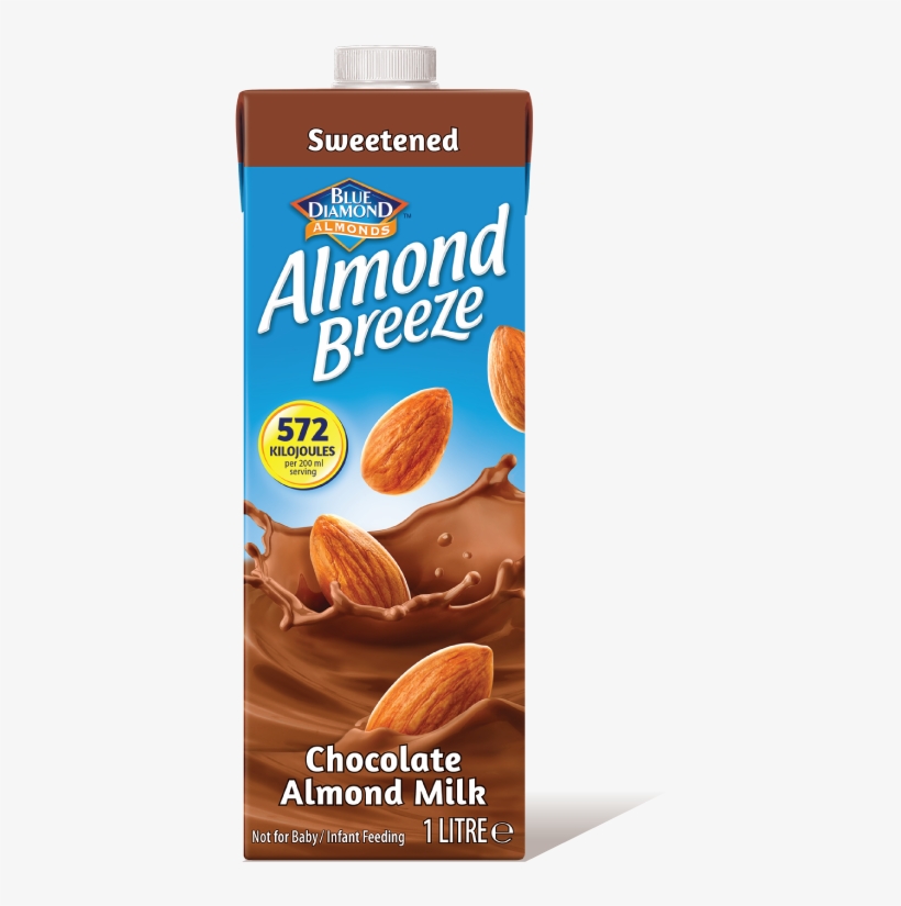 Almond Breeze Almond Milk Sweetened Chocolate - Almond Breeze Chocolate Almondmilk 64oz, transparent png #984692