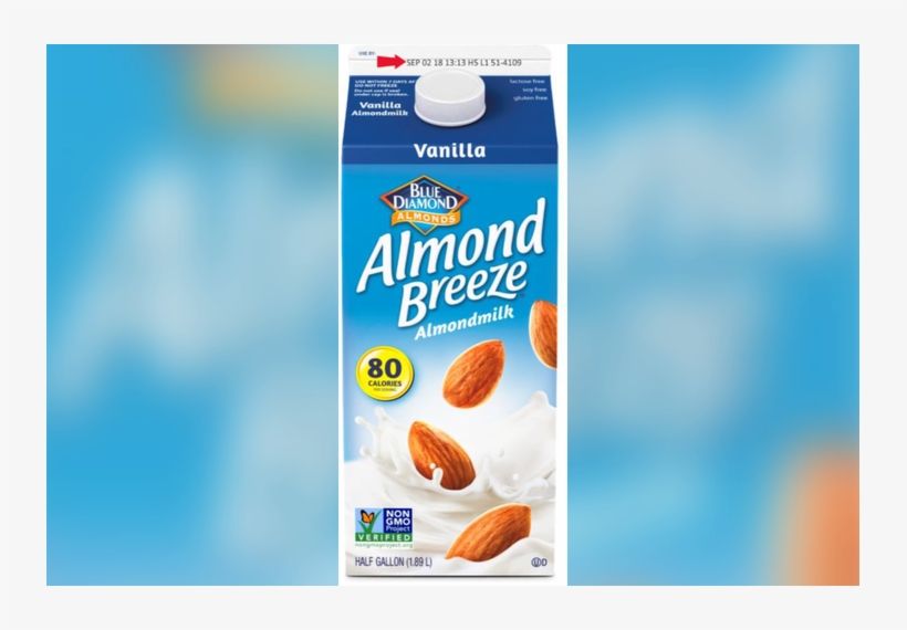 Almond Breeze - Blue Diamond Almond Breeze Almondmilk, Vanilla - 64, transparent png #984736