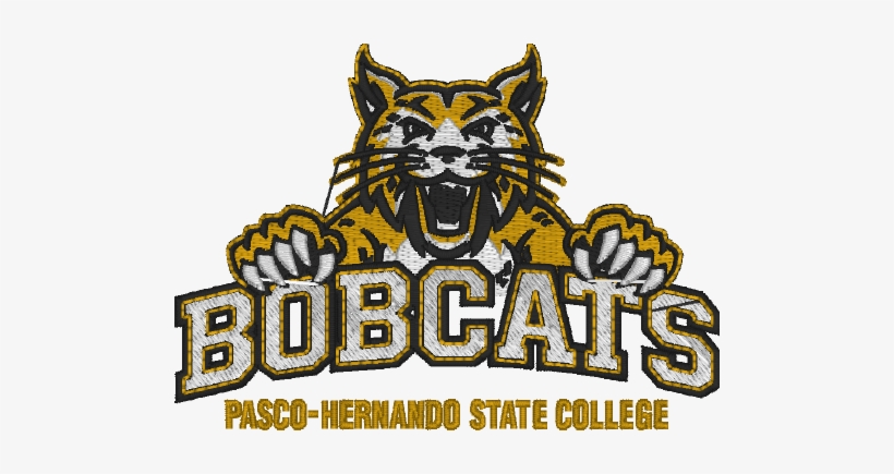 Mens Polo Carbon Bobcat Logo Pasco Hernando State College Bobcats