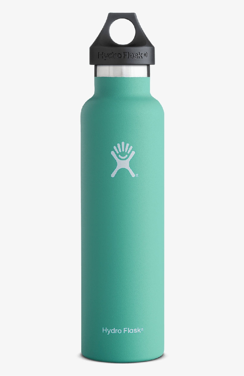 Hydroflask 24 Oz Standard Mouth Insulated Water Bottle - Mint Hydro Flask 24 Oz, transparent png #984879