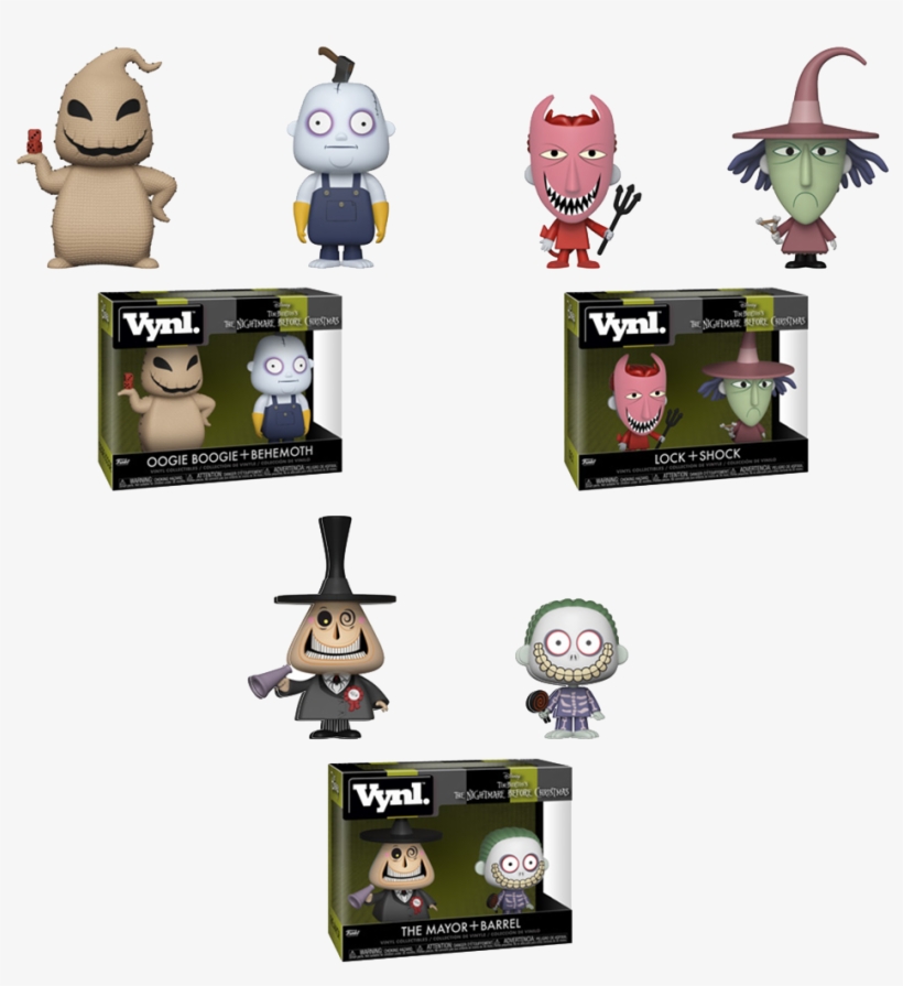 The Nightmare Before Christmas Funko Vynl Complete - Nightmare Before Christmas Funko Vynl, transparent png #984927