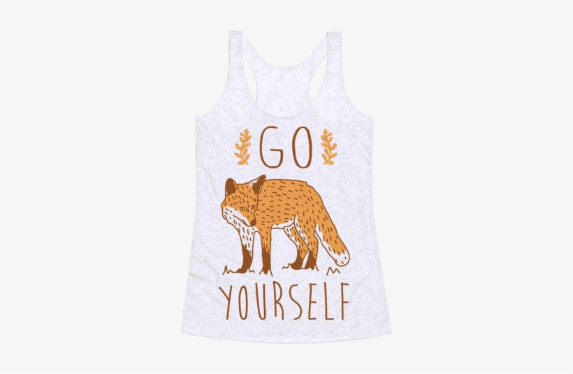 Go Fox Yourself Racerback Tank Top - Cats Harry Potter Tshirt, transparent png #984948