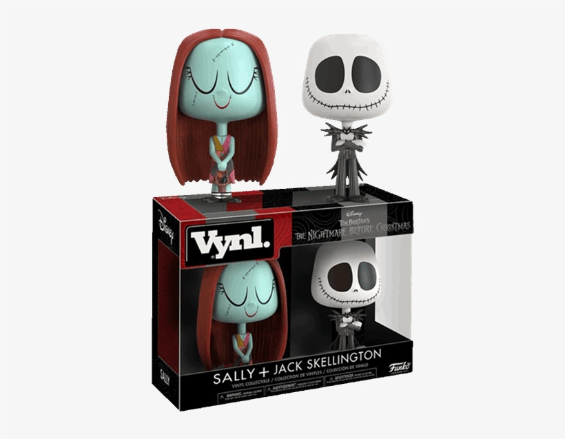 Nightmare Before Christmas - Jack And Sally Vinyl, transparent png #985025