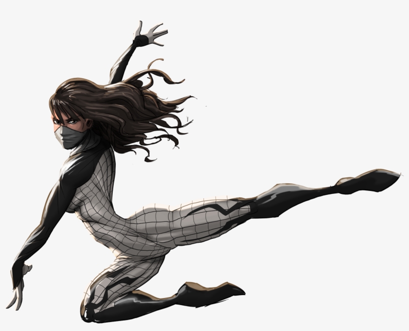 Clip Art Black And White Library Cindy Moon Earth Sd - Felicia Hardy, transparent png #985154