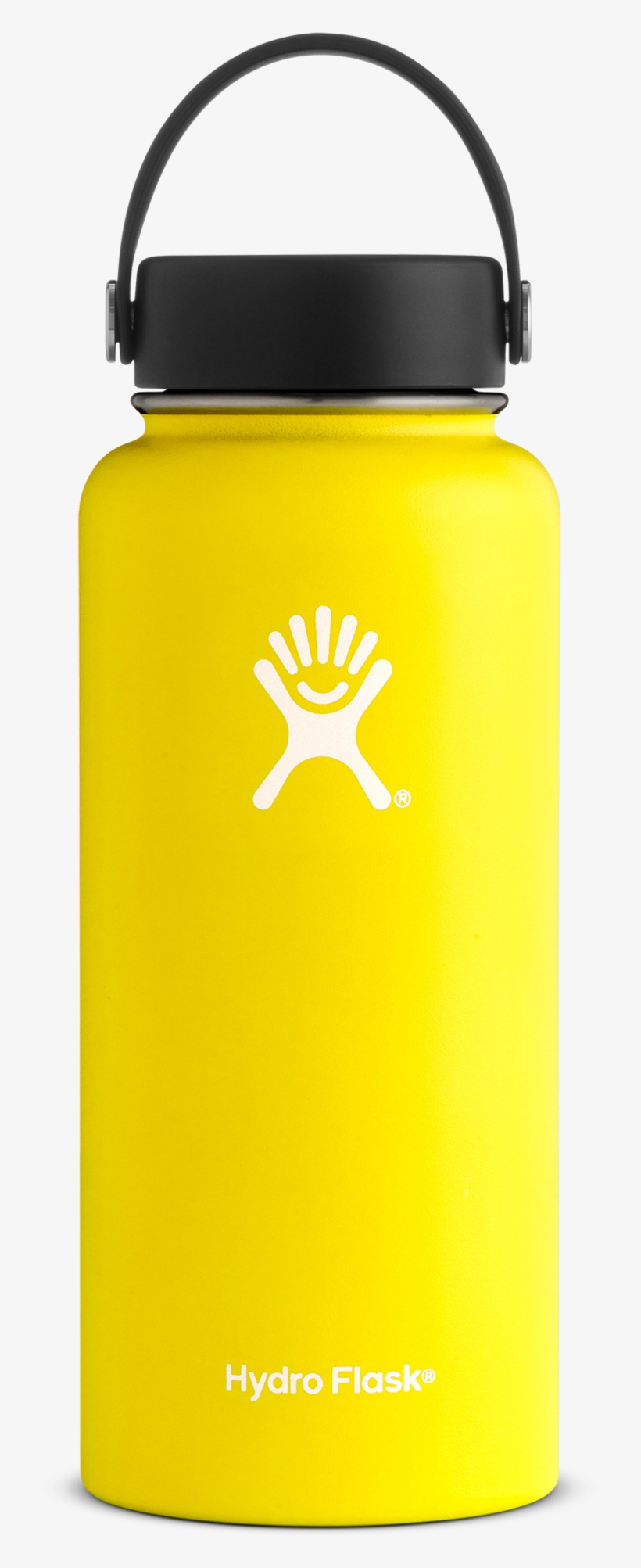 32 Oz Wide Mouth Lemon Water Bottle - Hydro Flask 32 Oz Teal, transparent png #985157