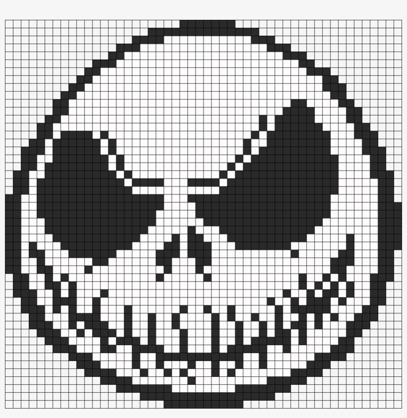 Nightmare Before Christmas Jack Skellington Perler - Jack Skellington Perler Pattern, transparent png #985201