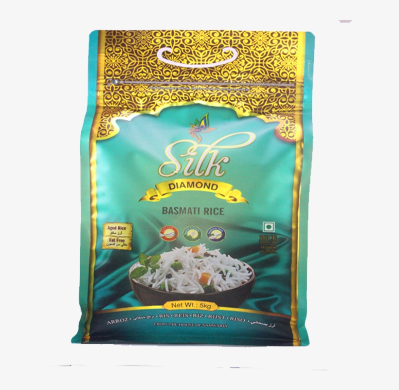 Silk Diamond Basmati Rice 5 Kg - Trophy Basmati Rice 5kg, transparent png #985286