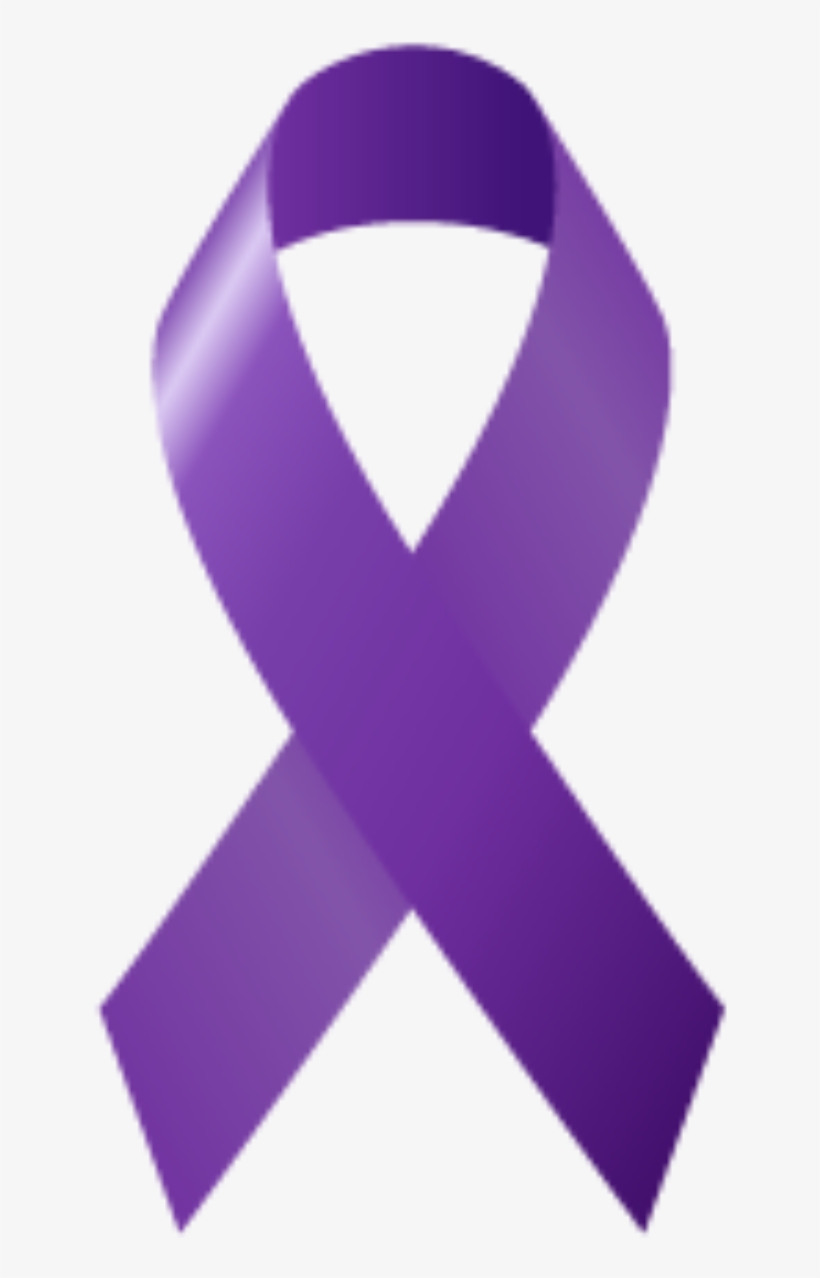 Click On The Purple Ribbon Below To Download And Print - Domestic Violence Awareness Png, transparent png #985310