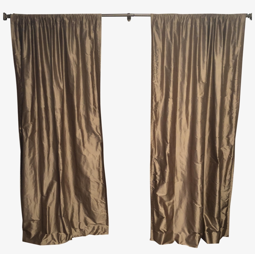 Silk Curtain Png Jpg Library - Dupioni, transparent png #985349