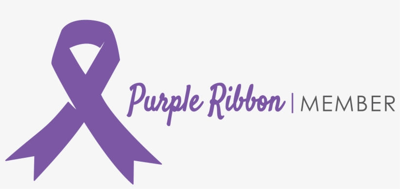 Purple Ribbon Members - Ribbon, transparent png #985486