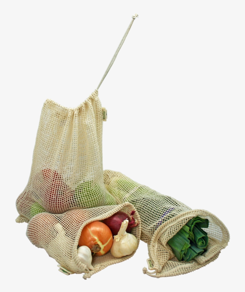 Mesh Reusable Produce Bags, transparent png #986086