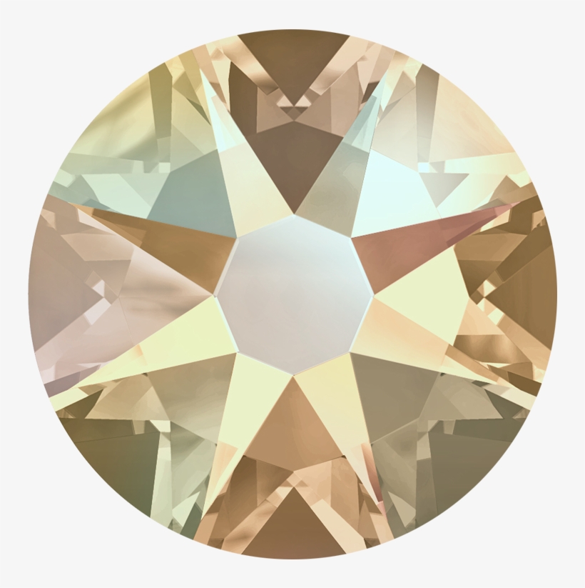 Silk Shimmer Swarovski Rhinestones Wholesale - Swarovski 2078 Golden Shadow, transparent png #986198
