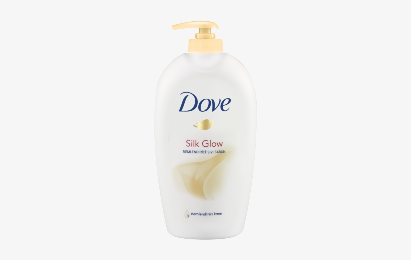 Dove Silk Glow Beauty Cream Wash 500ml - Dove Silk Glow Body Wash 500ml, transparent png #986243