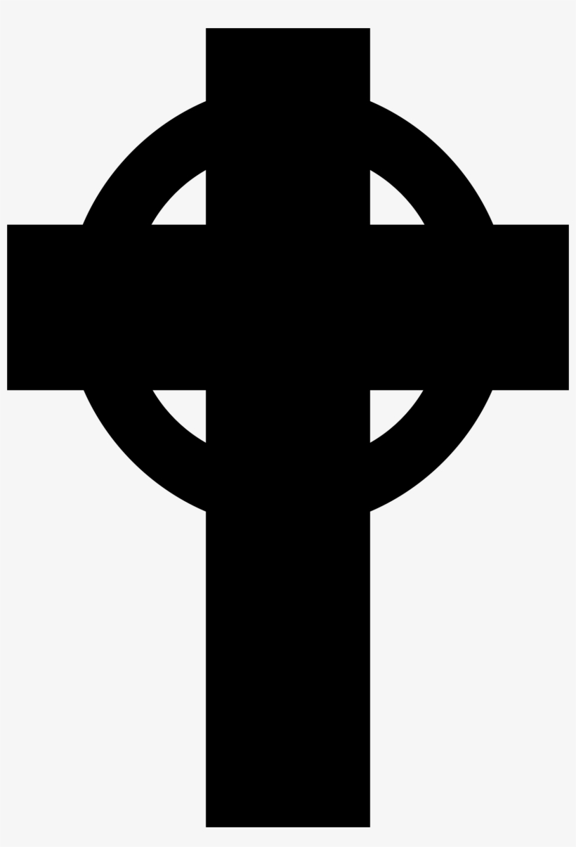 This Free Icons Png Design Of Simple Celtic Cross Silhouette, transparent png #986365