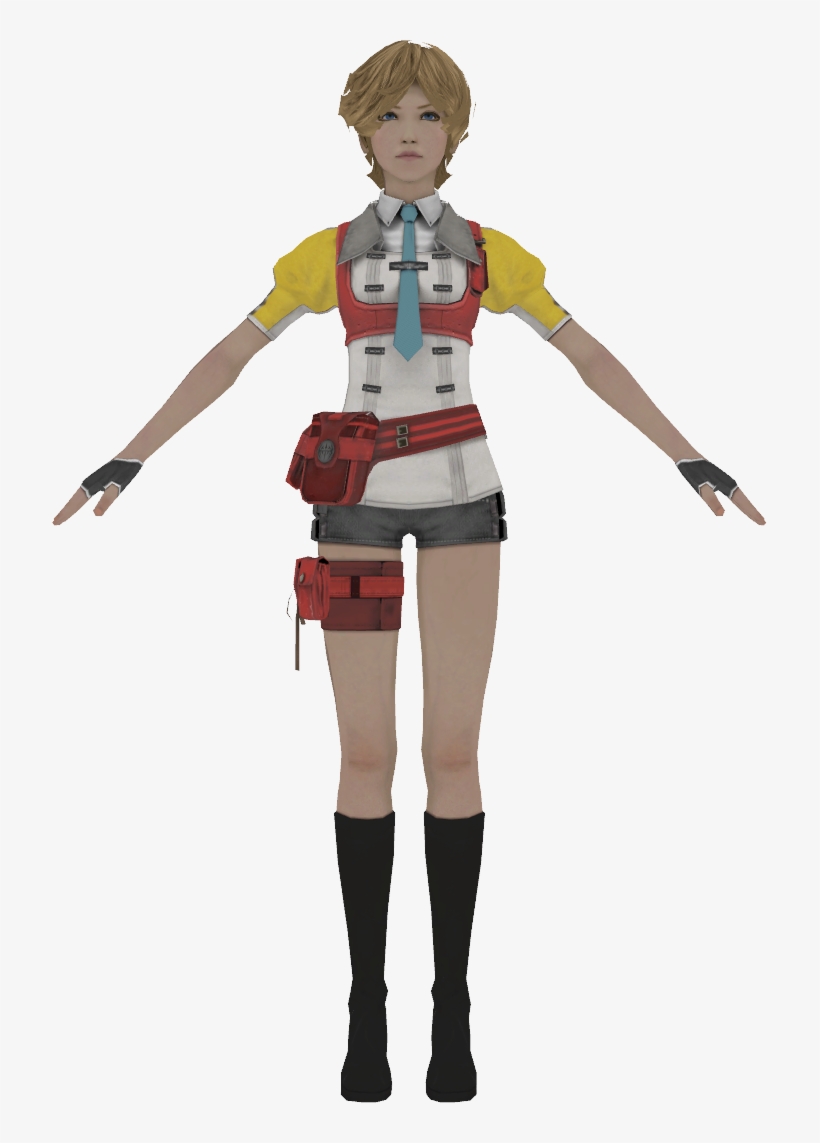 Final Fantasy Xiii 2 Alyssa Model - Video Game, transparent png #986437