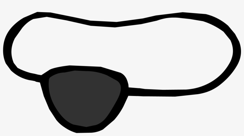Pirate's Eyepatch - Pirate Eye Patch Clip Art, transparent png #986586