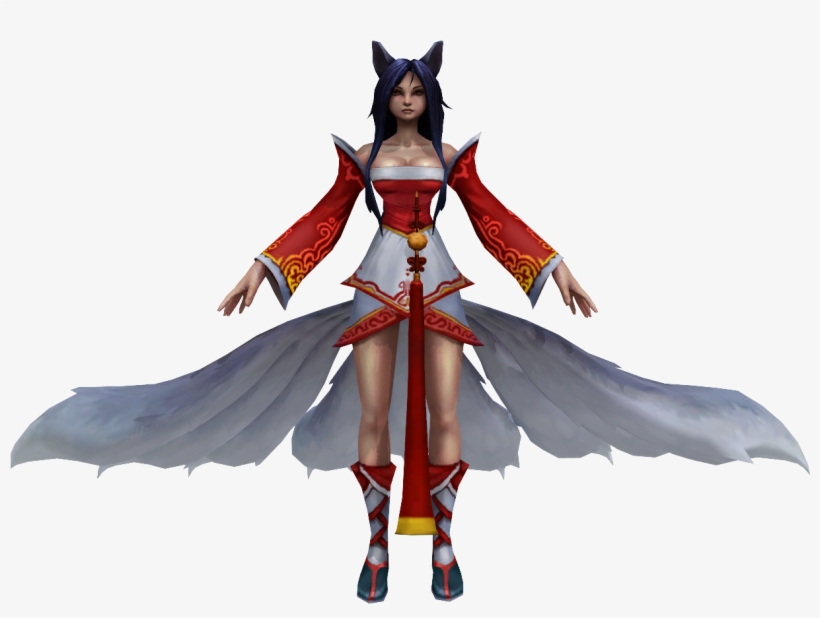 Classic Ahri League Of Legends Skin Model - Ahri League Of Legends In Game, transparent png #987071