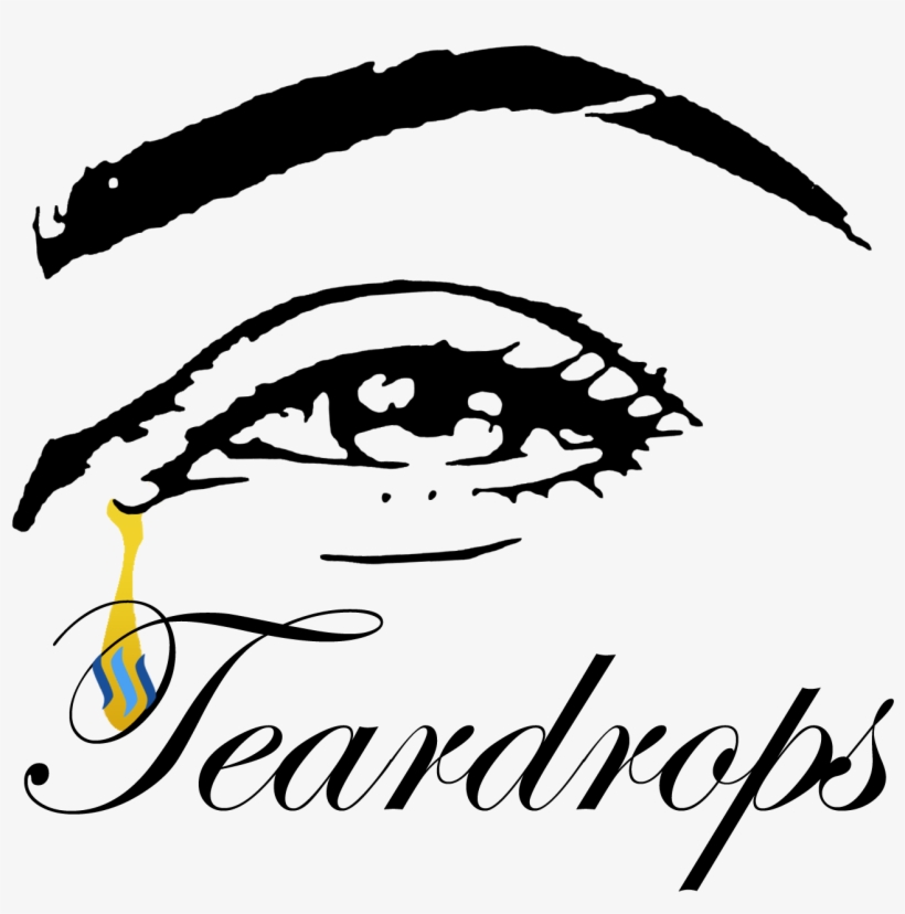 Teardrops - Vinyl Lettering Wall Sayings Family Like Branches R, transparent png #987277