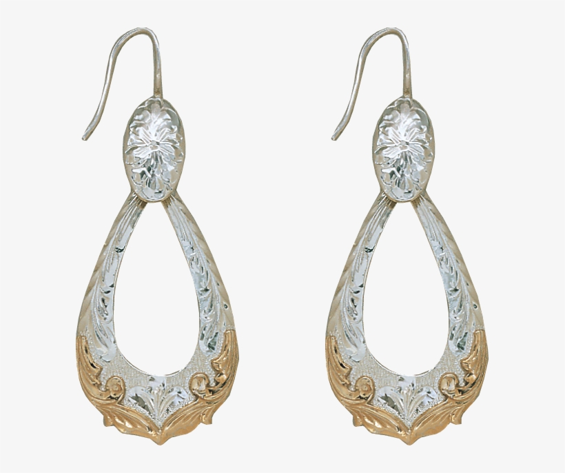 Jacqueline Cutout Sterling & 14k Gold Teardrops - Wsm Motor Mount 011-117, transparent png #987507
