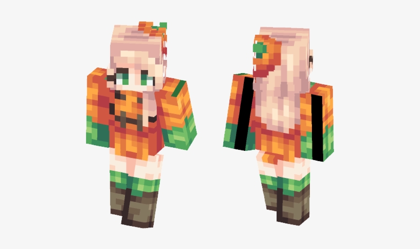 Install Pumpkin // Halloween Skin Instruction - Minecraft Pumpkin Skins, transparent png #987645