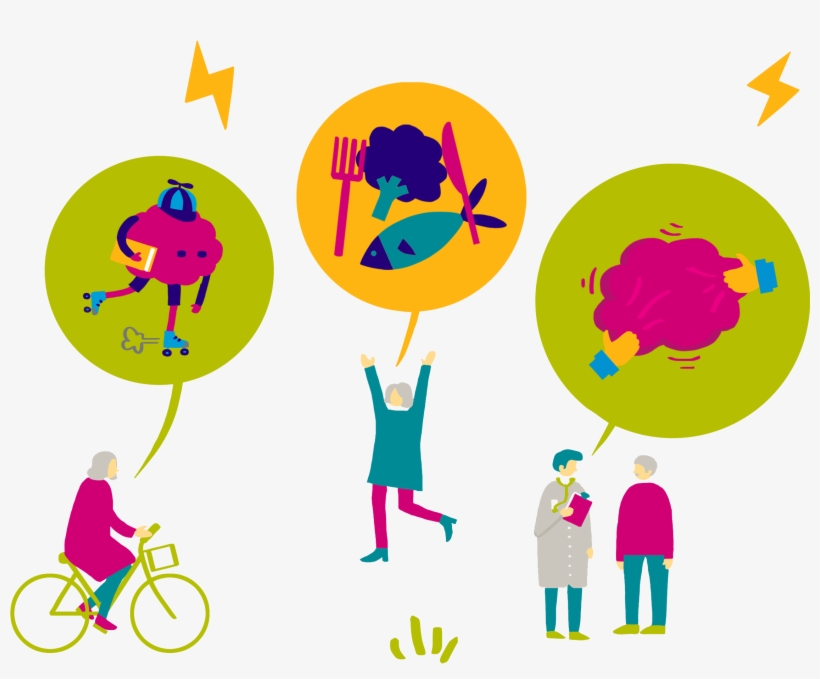 Cute Brain Clipart Png - Healthy City In Graphics, transparent png #988045