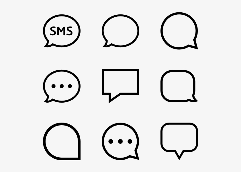 Chat App Icons - App Message Icon Png, transparent png #988198