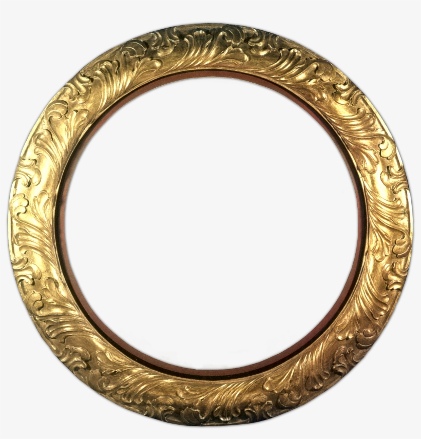 Gold Circle Matted - True Square Sticker 3" X 3", transparent png #988434