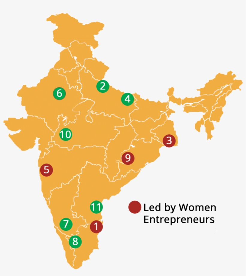 Cohort 2 Map With Gender - Ease Of Living Index, transparent png #988777
