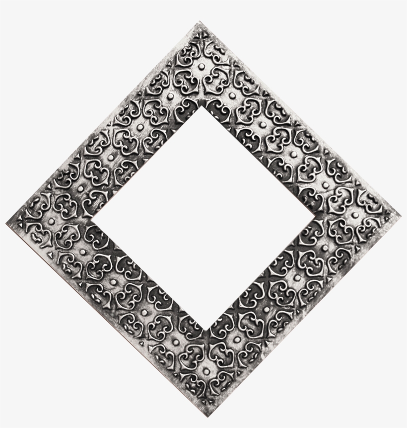 Ornate Silver Frame Png Image - Portable Network Graphics, transparent png #989132