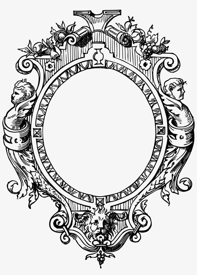 19 Ornate Picture Frame Image Freeuse Huge Freebie - Ornate Frame Clipart, transparent png #989358