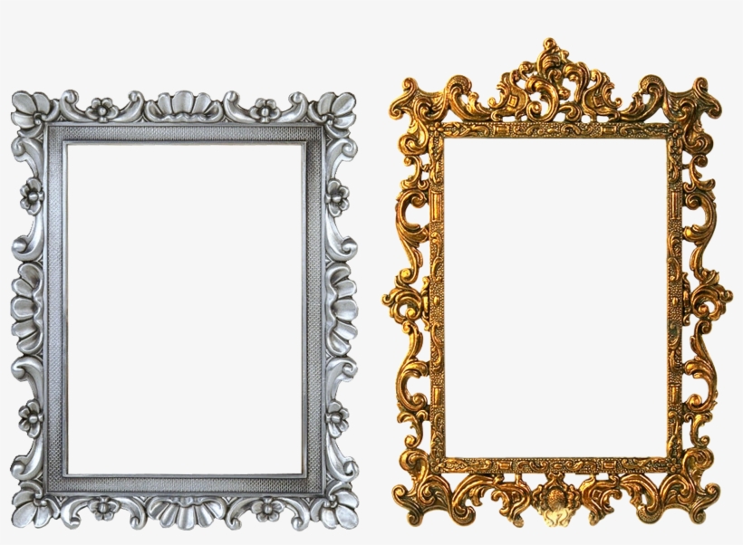 Gold Framing, Round, Texture, Object, Graphical, Hq - Gold Frames Design Png, transparent png #989499