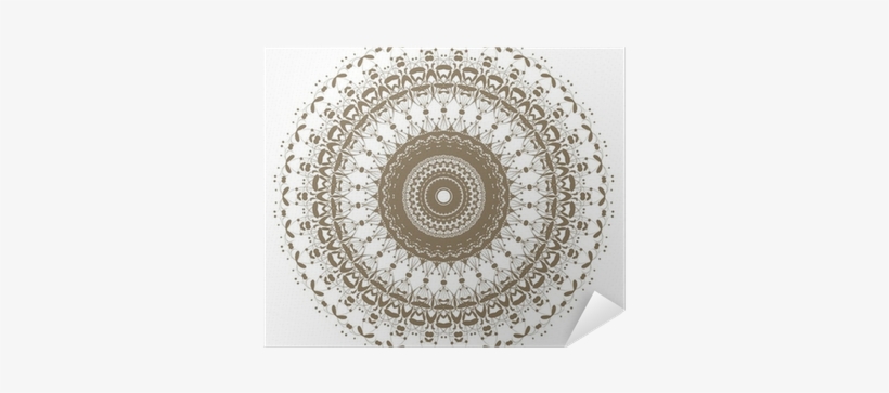 Decorative Gold Frame With Vintage Round Patterns On - Soviet Tanker Winter Uniform, transparent png #989616