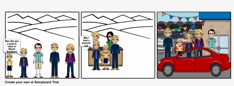 My Trip To Mount Rushmore - Cartoon, transparent png #989800