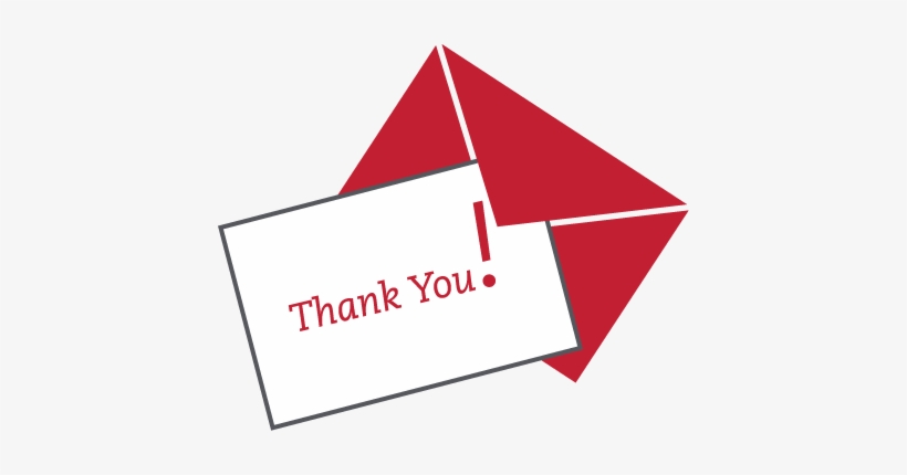 Students Thanking Badgers - Thank You Card Icon Png, transparent png #989951