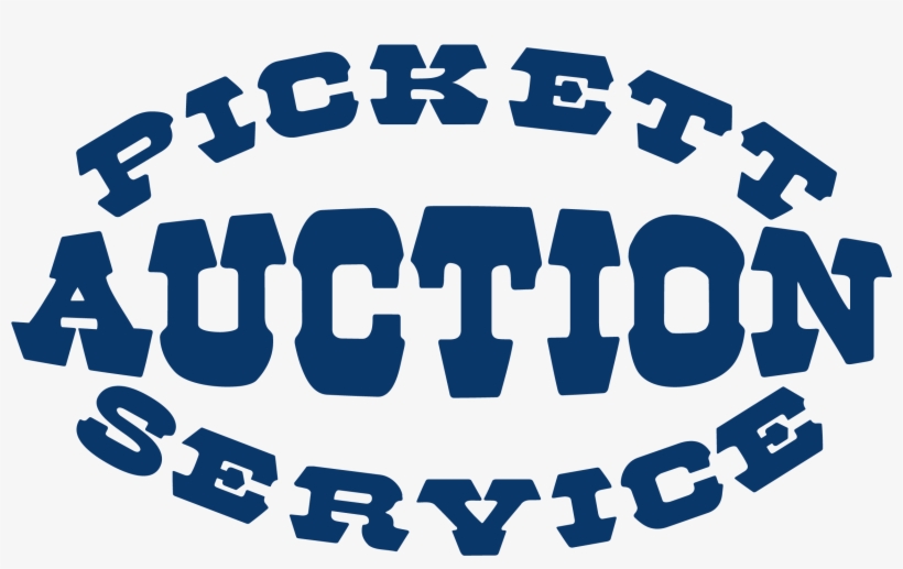 1550255592 Pickettauction Logonavy, transparent png #9800009