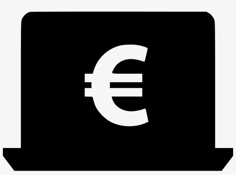 Euro Laptop Png Icon - Euro Icon, transparent png #9800373