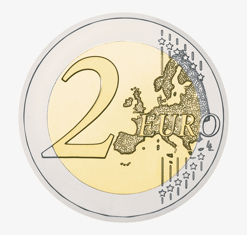 2 Euro Coin European Union Flag - 2 Euro Sondermünzen Wert 100 Jahre Republik Österreich, transparent png #9800496