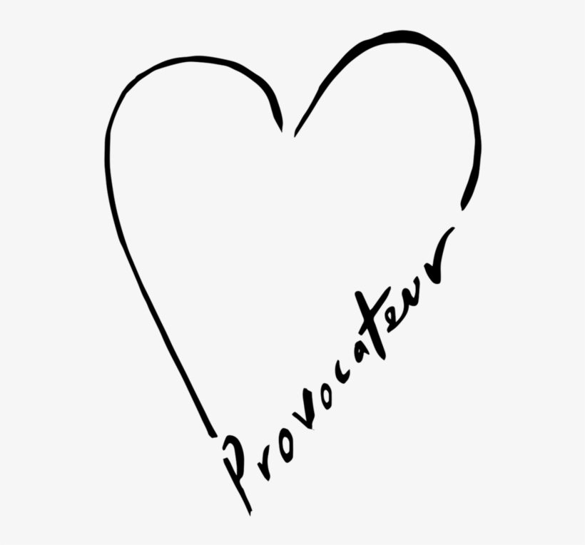 Provocateur Logo Black Small - Heart, transparent png #9800534