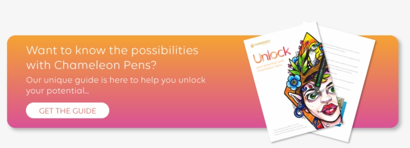 Unlock Your Potential With Chameleon Pens Guide Cta - Graphic Design, transparent png #9800648