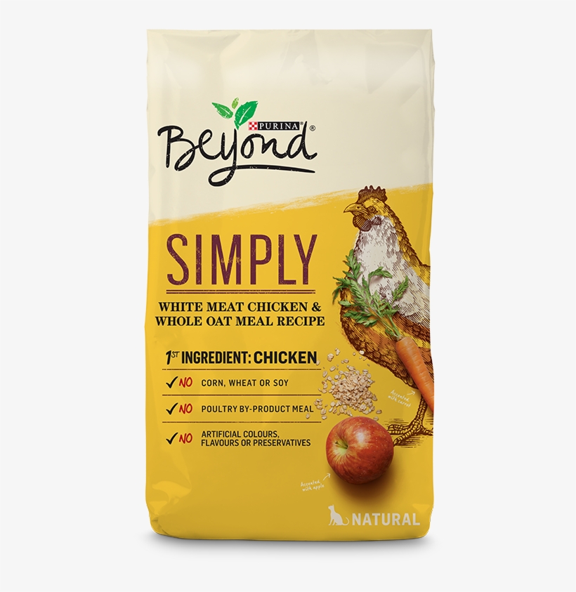 Simply White Meat Chicken & Whole Oat Meal Recipe Dry - Purina Beyond Cat Food Chicken, transparent png #9802289
