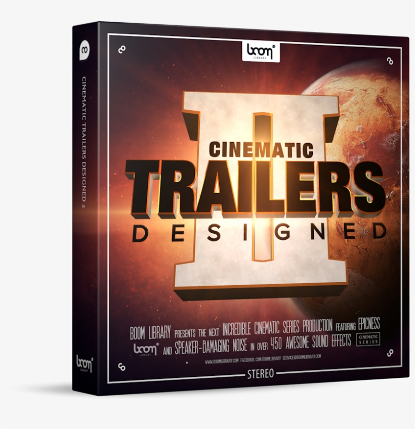 Cinematic Trailers Designed 2 - Poster, transparent png #9802447
