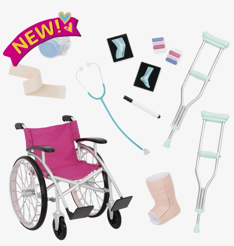 Heals On Wheels Medical Accessories All Components - Our Generation Heals On Wheels, transparent png #9802486