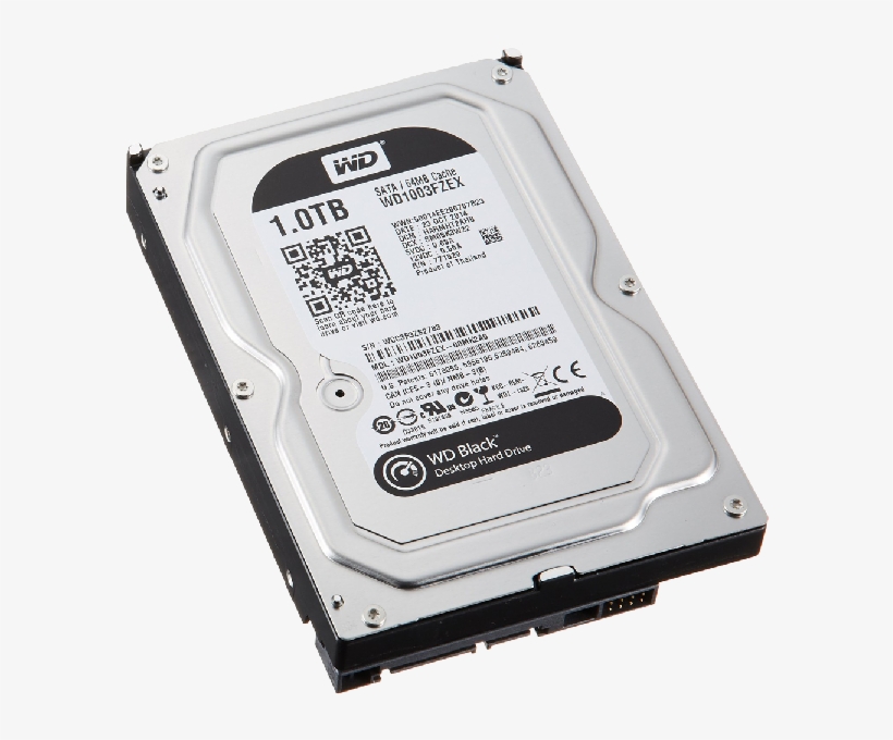 Wd Black 1tb Performance Desktop Hard Drive - Western Digital Black 1tb Wd1003fzex, transparent png #9802616