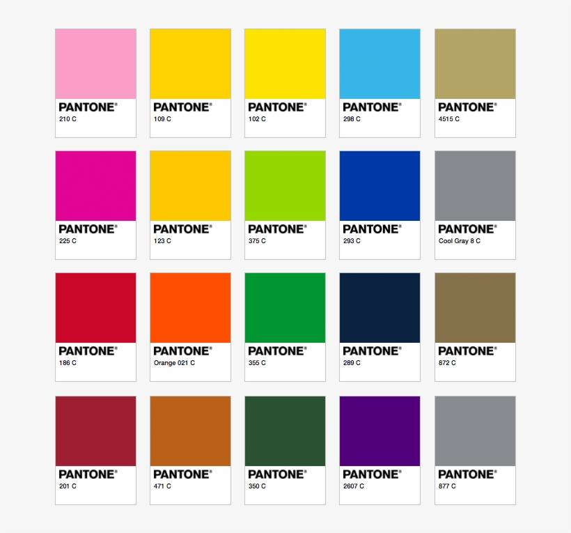 Free Pantone Chart